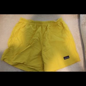 Patagonia shorts. Yellow size small